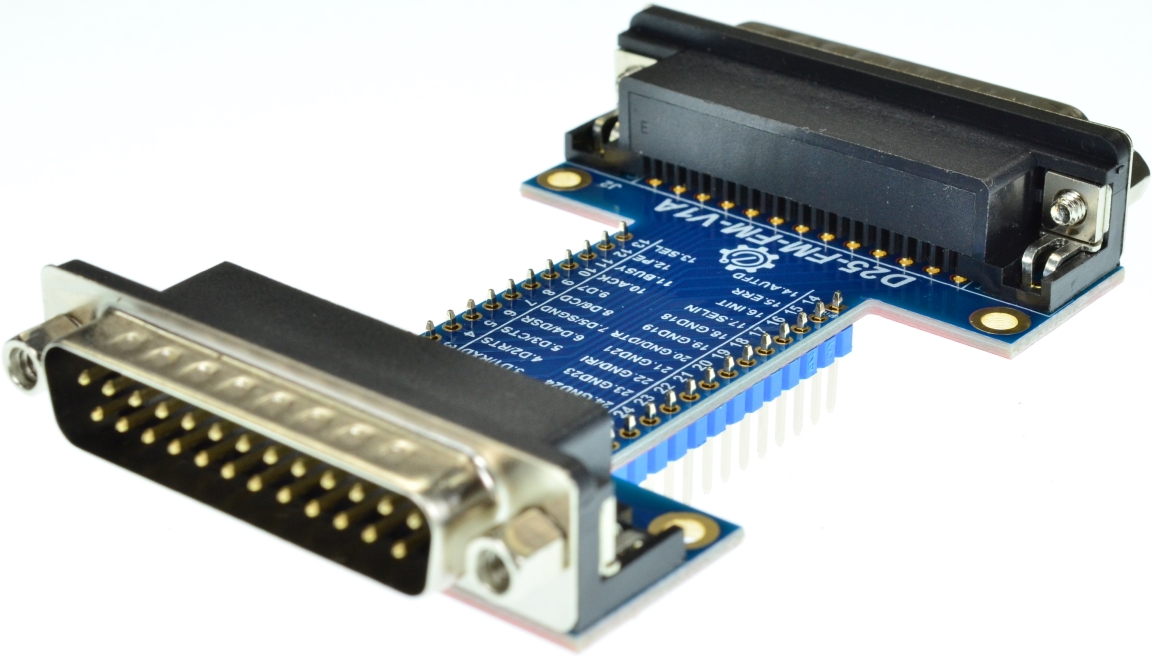 DB25 Female Printer Port connector Breakout Board